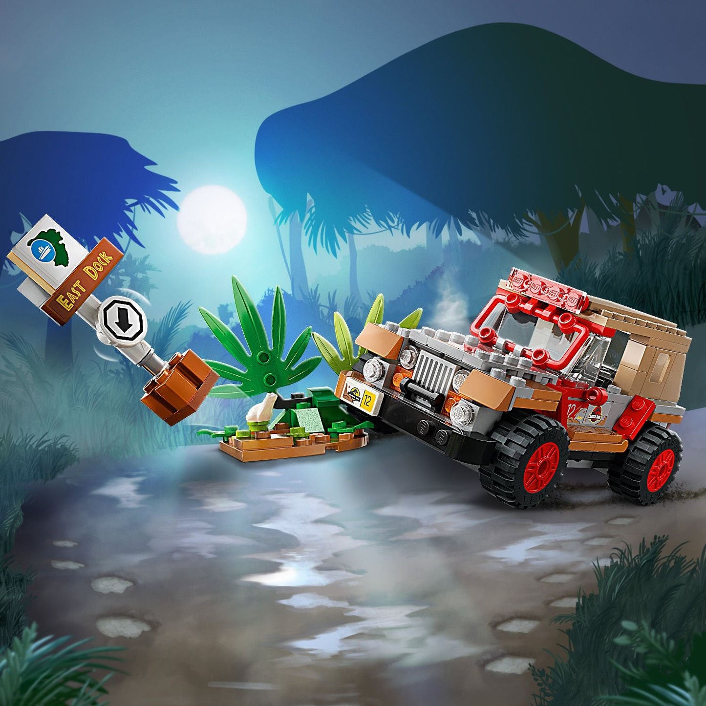 LEGO® Jurassic Park Dilophosaurus Ambush - Đồ Chơi Lắp Ráp Xe Jeep Và Khủng Long - LEGO 76958 - Hình ảnh bổ sung 7