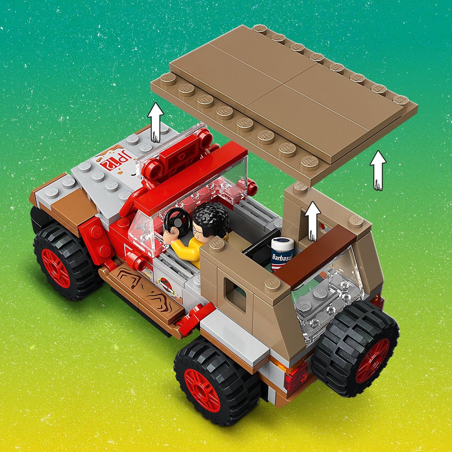 LEGO® Jurassic Park Dilophosaurus Ambush - Đồ Chơi Lắp Ráp Xe Jeep Và Khủng Long - LEGO 76958 - Hình ảnh bổ sung 8
