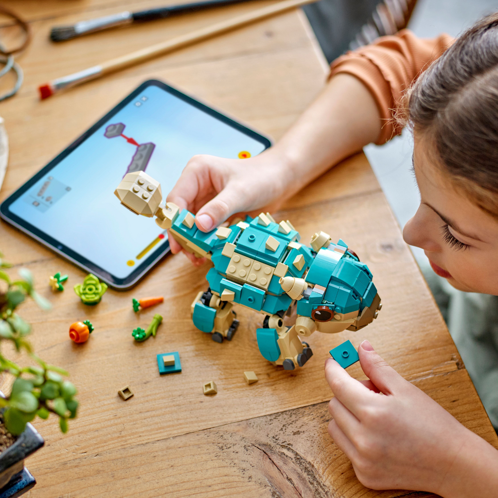 LEGO® Jurassic World™ Baby Bumpy: Ankylosaurus - Đồ chơi lắp ráp khủng long LEGO 76962 - Góc nhìn khác 3