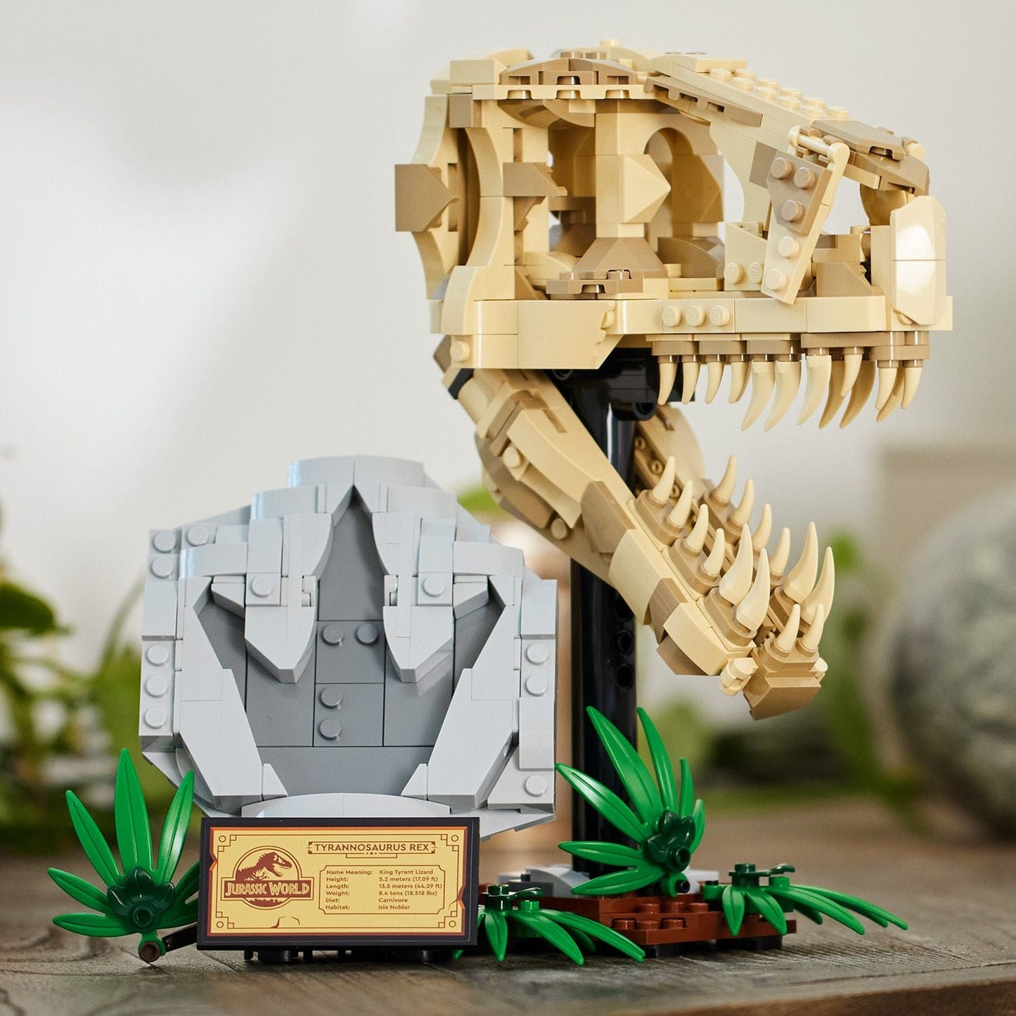 LEGO® Jurassic World™ Dinosaur Fossils: T. rex Skull - Đồ Chơi Lắp Ráp Mô Hình Đầu Lâu Khủng Long LEGO 76964 - Hình ảnh bổ sung 6