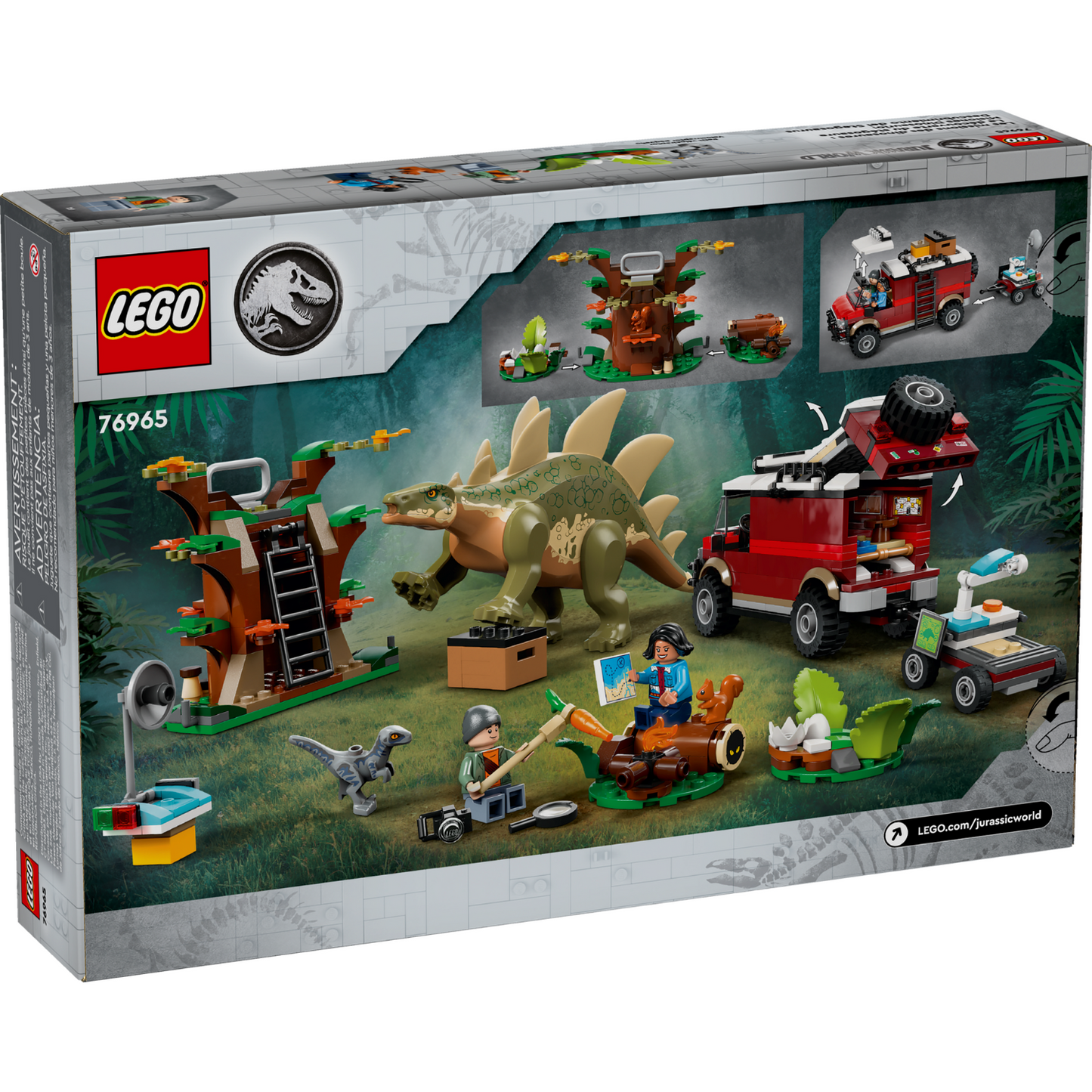 LEGO® Jurassic World™ Dinosaur Missions: Stegosaurus Discovery - Đồ chơi lắp ráp Khủng long (76965)