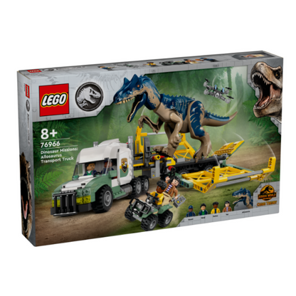 LEGO® Jurassic World™ Dinosaur Missions: Allosaurus Transport Truck - Đồ Chơi Lắp Ráp Xe Tải Vận Chuyển Khủng Long - 76966 - Hình ảnh sản phẩm
