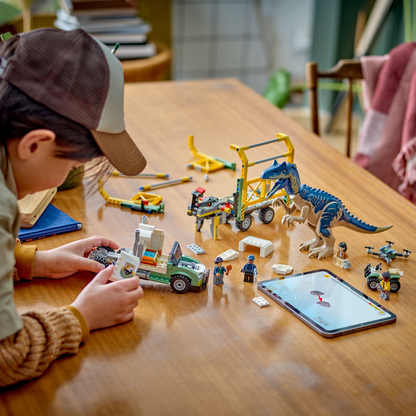 LEGO® Jurassic World™ Dinosaur Missions: Allosaurus Transport Truck - Đồ Chơi Lắp Ráp Xe Tải Vận Chuyển Khủng Long - 76966 - Góc nhìn khác 3