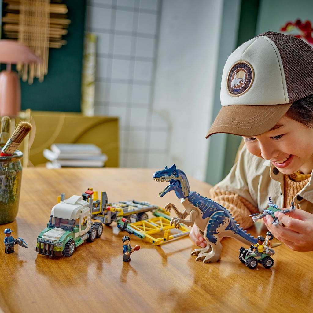 LEGO® Jurassic World™ Dinosaur Missions: Allosaurus Transport Truck - Đồ Chơi Lắp Ráp Xe Tải Vận Chuyển Khủng Long - 76966 - Hình ảnh bổ sung 4