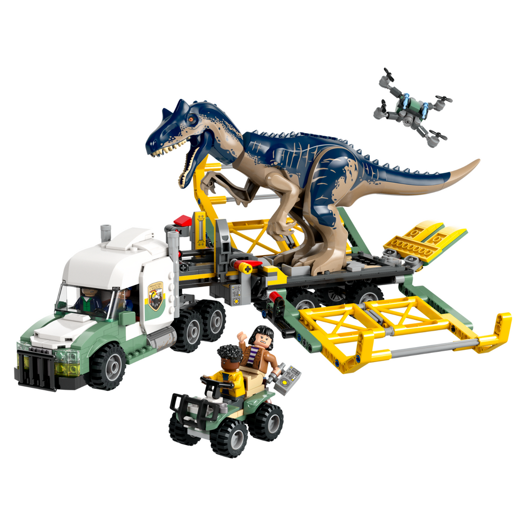 LEGO® Jurassic World™ Dinosaur Missions: Allosaurus Transport Truck - Đồ Chơi Lắp Ráp Xe Tải Vận Chuyển Khủng Long - 76966 - Hình ảnh chi tiết 2