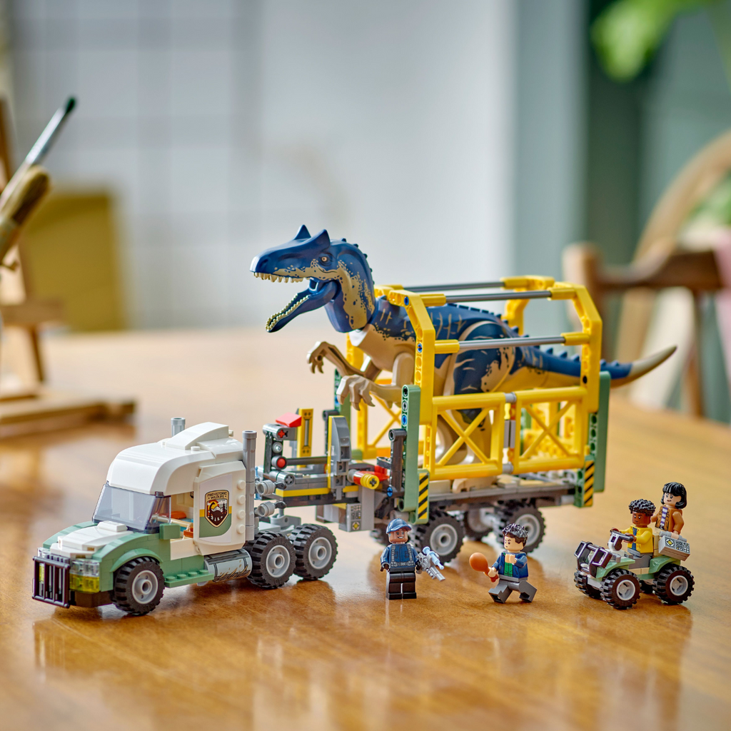 LEGO® Jurassic World™ Dinosaur Missions: Allosaurus Transport Truck - Đồ Chơi Lắp Ráp Xe Tải Vận Chuyển Khủng Long - 76966 - Hình ảnh bổ sung 5