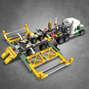 LEGO® Jurassic World™ Dinosaur Missions: Allosaurus Transport Truck - Đồ Chơi Lắp Ráp Xe Tải Vận Chuyển Khủng Long - 76966 LE