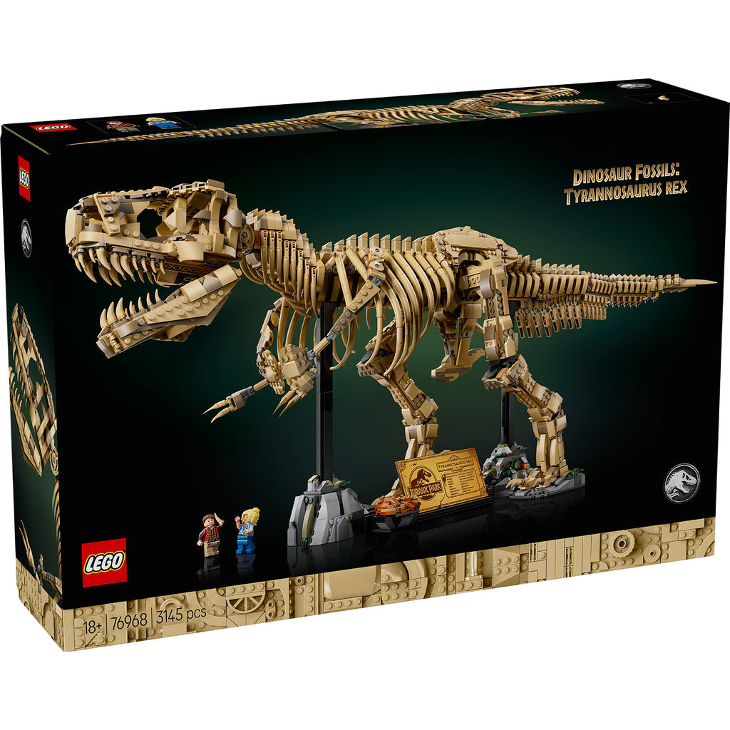 LEGO® Jurassic World Dinosaur Fossils: Tyrannosaurus rex - Bộ Mô Hình Hoá Thạch Khủng Long T-Rex - LEGO 76968 - Hình ảnh sản phẩm