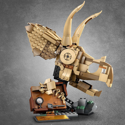 LEGO® Jurassic World™ Dinosaur Fossils: Triceratops Skull - Bộ Lắp Ráp Hộp Sọ Khủng Long - LEGO 76969 - Hình ảnh bổ sung 6