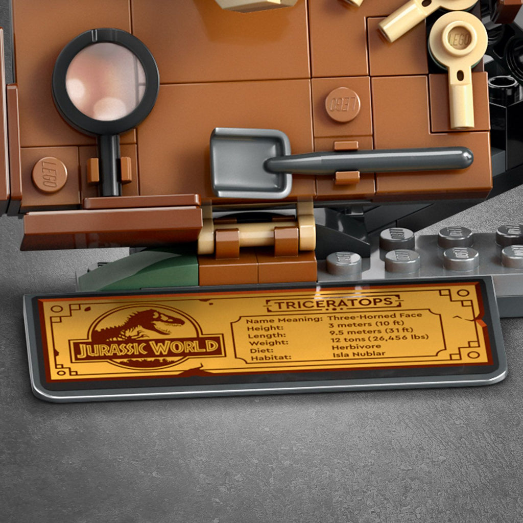 LEGO® Jurassic World™ Dinosaur Fossils: Triceratops Skull - Bộ Lắp Ráp Hộp Sọ Khủng Long - LEGO 76969 - Hình ảnh bổ sung 8