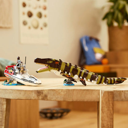 LEGO® Jurassic World Brick-Built Mosasaurus Boat Mission - Đồ chơi lắp ráp Nhiệm vụ Tàu Mosasaurus - LEGO 76974 - Hình ảnh bổ sung 5