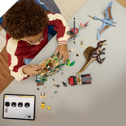 LEGO® Jurassic World Spinosaurus & Quetzalcoatlus Air Mission - Đồ chơi lắp ráp khủng long - LEGO 76976 - Hình ảnh bổ sung 4