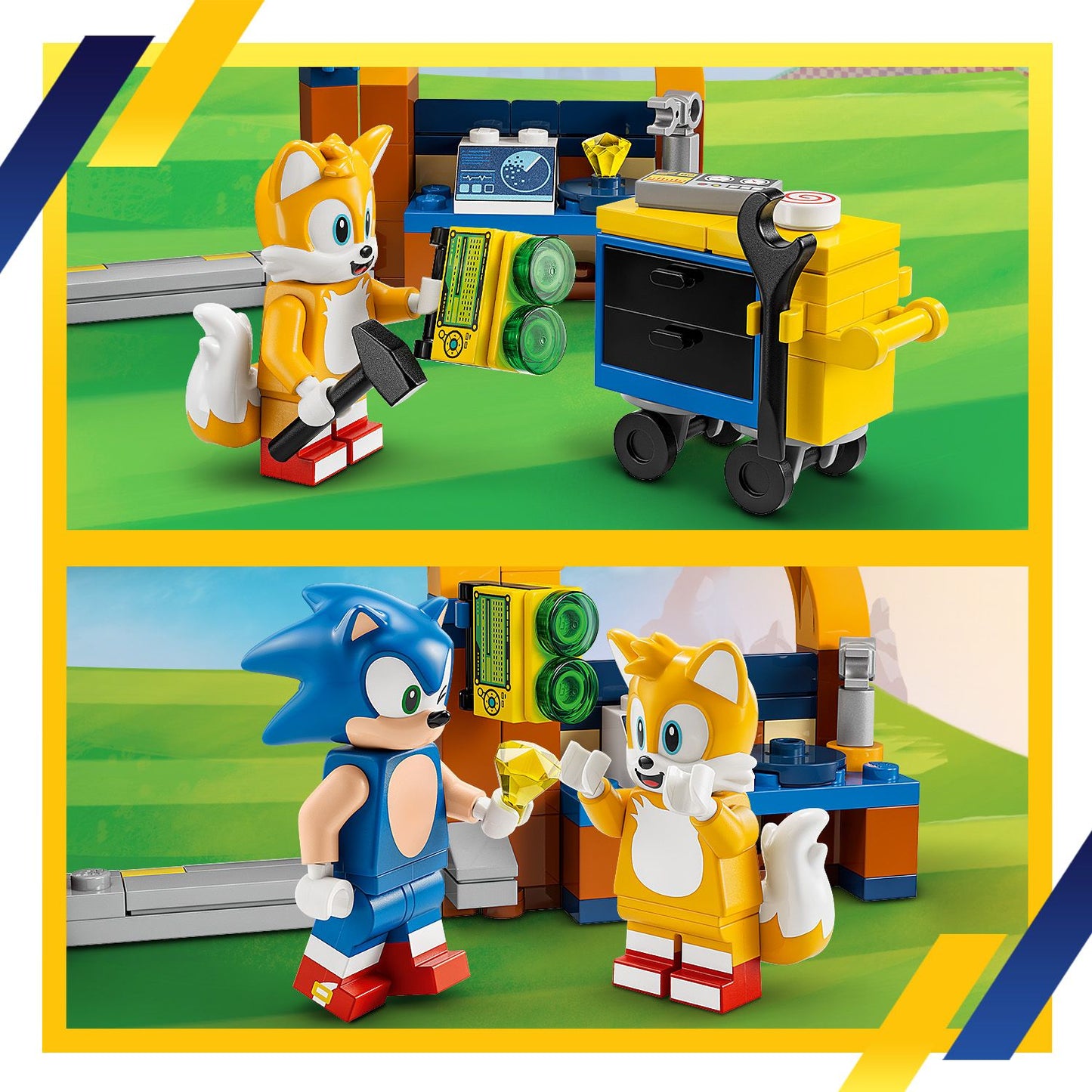 LEGO® Sonic the Hedgehog™ Tails Workshop and Tornado Plane - Đồ Chơi Lắp Ráp Xưởng Của Tails Và Máy Bay Tornado - LEGO 76991 