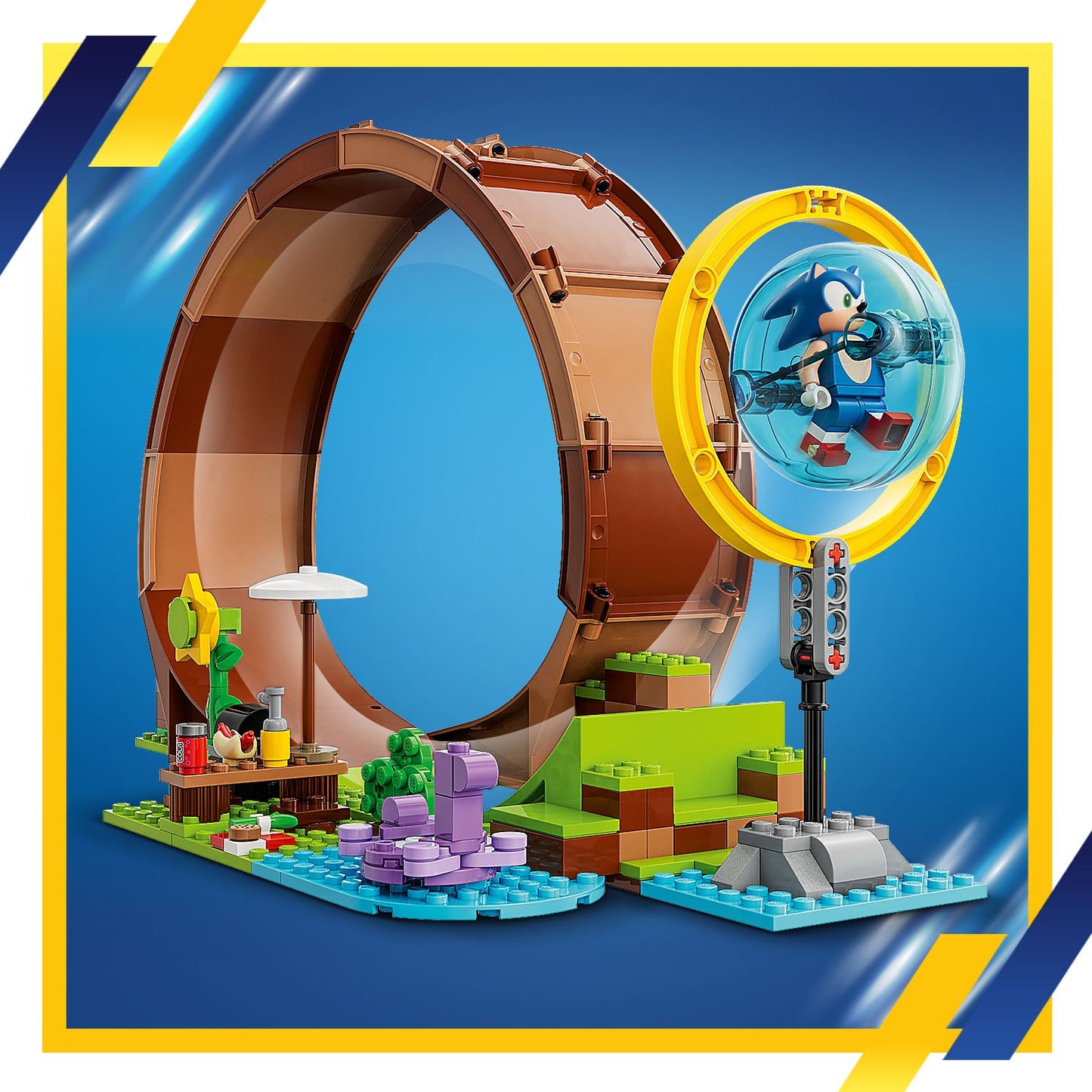 LEGO® Sonic the Hedgehog™ Sonic's Green Hill Zone Loop Challenge - Bộ Đồ Chơi Lắp Ráp Thử Thách Vòng Lặp - LEGO 76994 - Hình ảnh bổ sung 5
