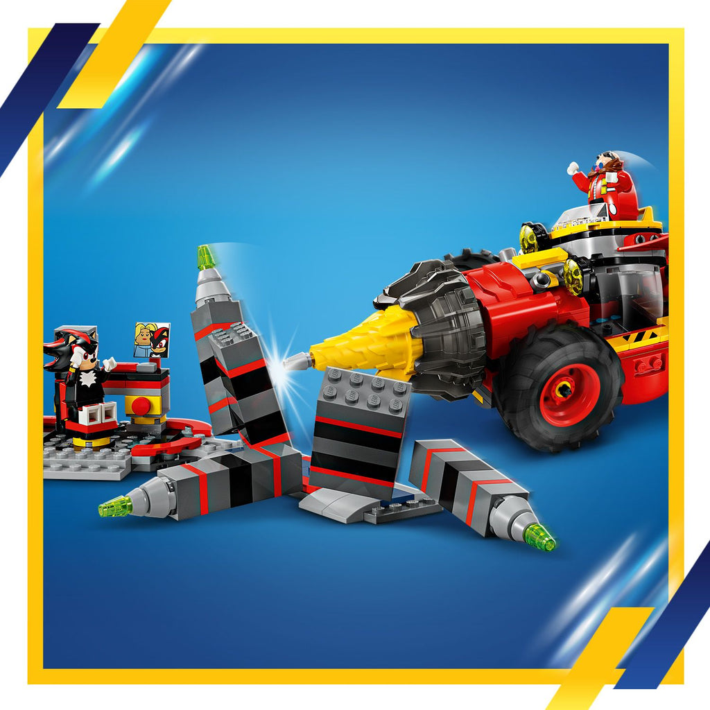 LEGO® Sonic the Hedgehog™ Super Sonic vs. Egg Drillster - Bộ Lắp Ráp Xe Khoan Chiến Đấu - LEGO