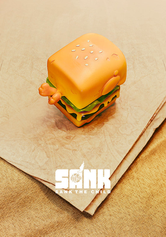 Hamburger Seal - Mô Hình Art Toy Cao Cấp Sank Toys - Hình ảnh sản phẩm