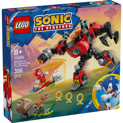 LEGO® Sonic the Hedgehog™ Knuckles vs. Dr. Eggman Egg Crusher Mech - Bộ Đồ Chơi Lắp Ráp Robot Chiến Đấu - LEGO 77005 - Hình ảnh sản phẩm