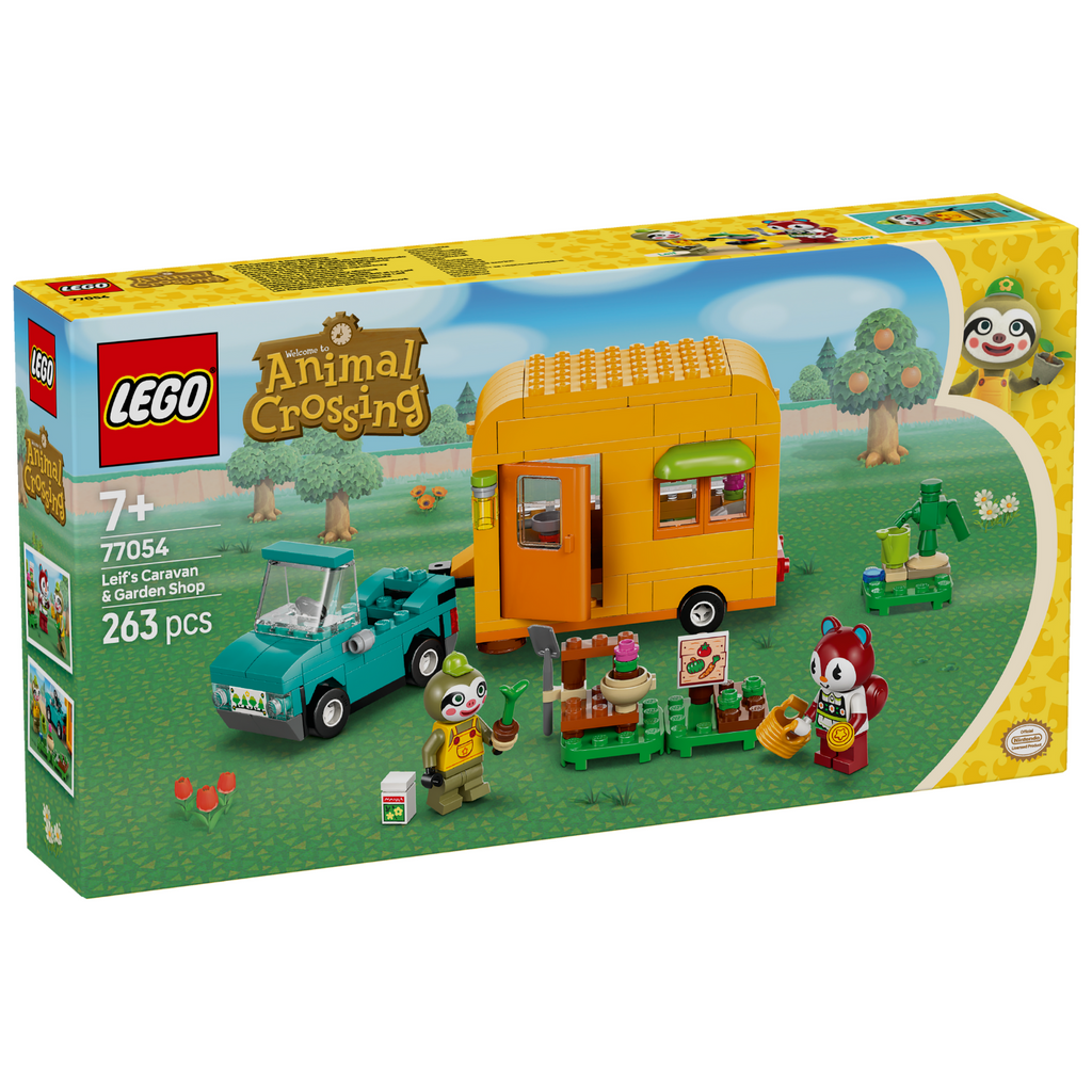 LEGO® Animal Crossing™ Leif’s Caravan & Garden Shop - Đồ Chơi Lắp Ráp Xe Lưu Động & Cửa Hàng Sân Vườn 77054 - Hình ảnh sản phẩm