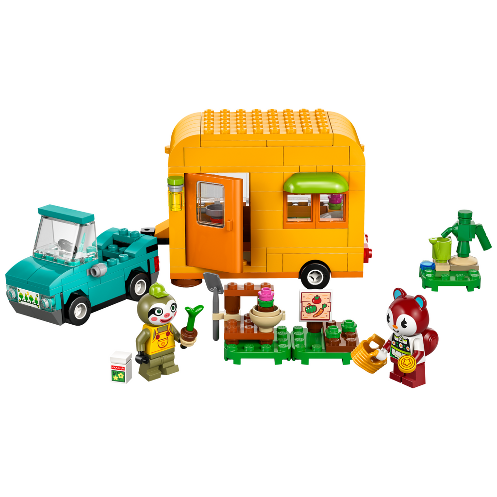 LEGO® Animal Crossing™ Leif’s Caravan & Garden Shop - Đồ Chơi Lắp Ráp Xe Lưu Động & Cửa Hàng Sân Vườn 77054 - Hình ảnh chi tiết 2