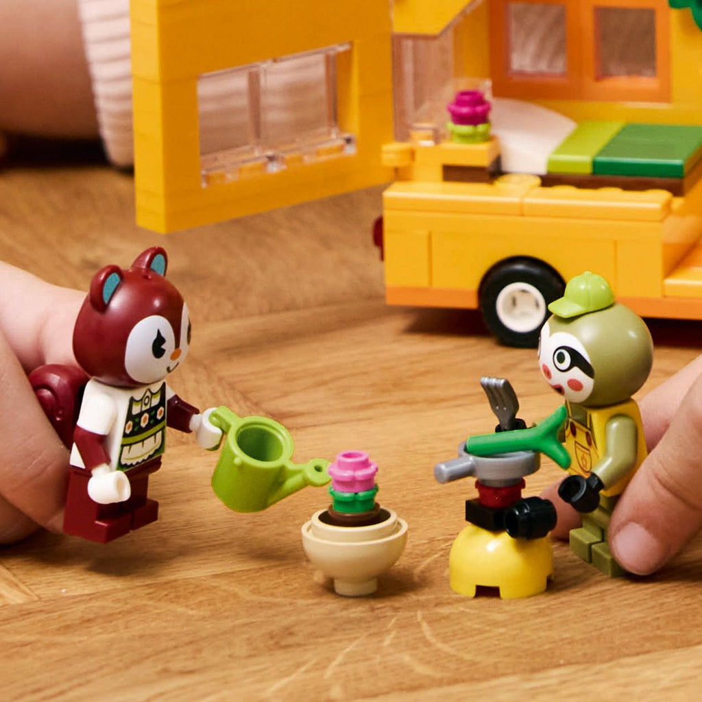 LEGO® Animal Crossing™ Leif’s Caravan & Garden Shop - Đồ Chơi Lắp Ráp Xe Lưu Động & Cửa Hàng Sân Vườn 77054 LEGO - ảnh 1 - Le