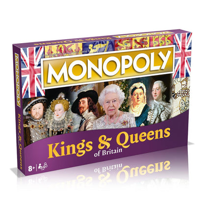 Kings and Queens Monopoly Board Game - Cờ Tỷ Phú Chủ Đề Lịch Sử Hoàng Gia Anh - Winning Moves - Hình ảnh sản phẩm