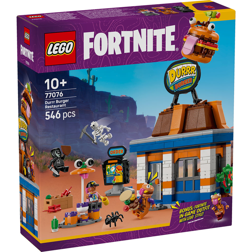LEGO® Fortnite® Durrr Burger Restaurant - Đồ Chơi Lắp Ráp Nhà Hàng Burger Durrr LEGO 77076 - Hình ảnh sản phẩm