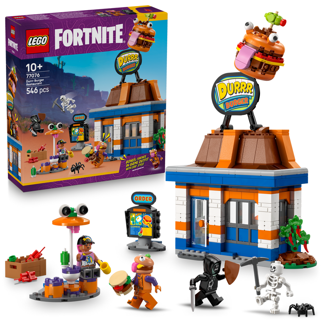 LEGO® Fortnite® Durrr Burger Restaurant - Đồ Chơi Lắp Ráp Nhà Hàng Burger Durrr LEGO 77076 - Hình ảnh bổ sung 7