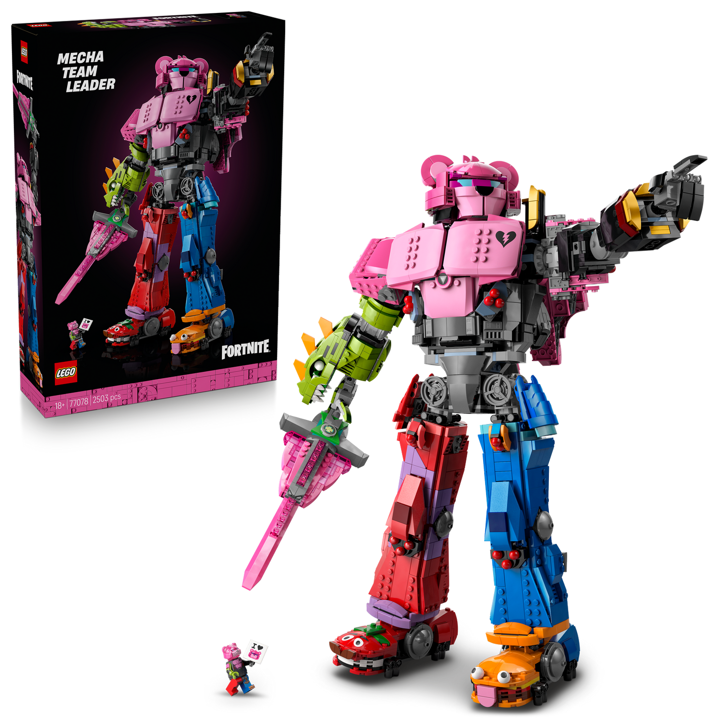 LEGO® Fortnite® Mecha Team Leader - Mô Hình Lắp Ráp Robot 2503 Mảnh - LEGO 77078 - Hình ảnh bổ sung 4