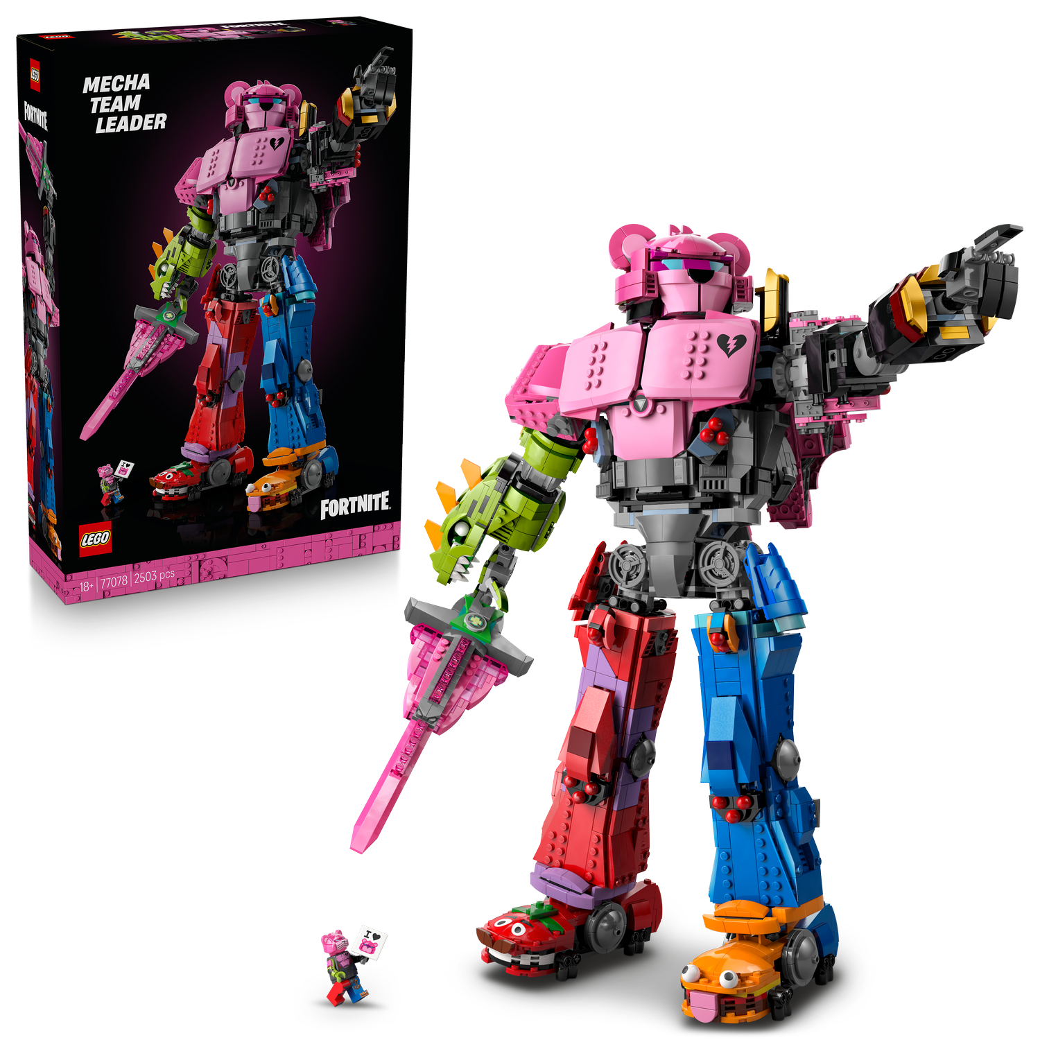 LEGO® Fortnite® Mecha Team Leader - Mô Hình Lắp Ráp Robot 2503 Mảnh - LEGO 77078 - Hình ảnh bổ sung 4