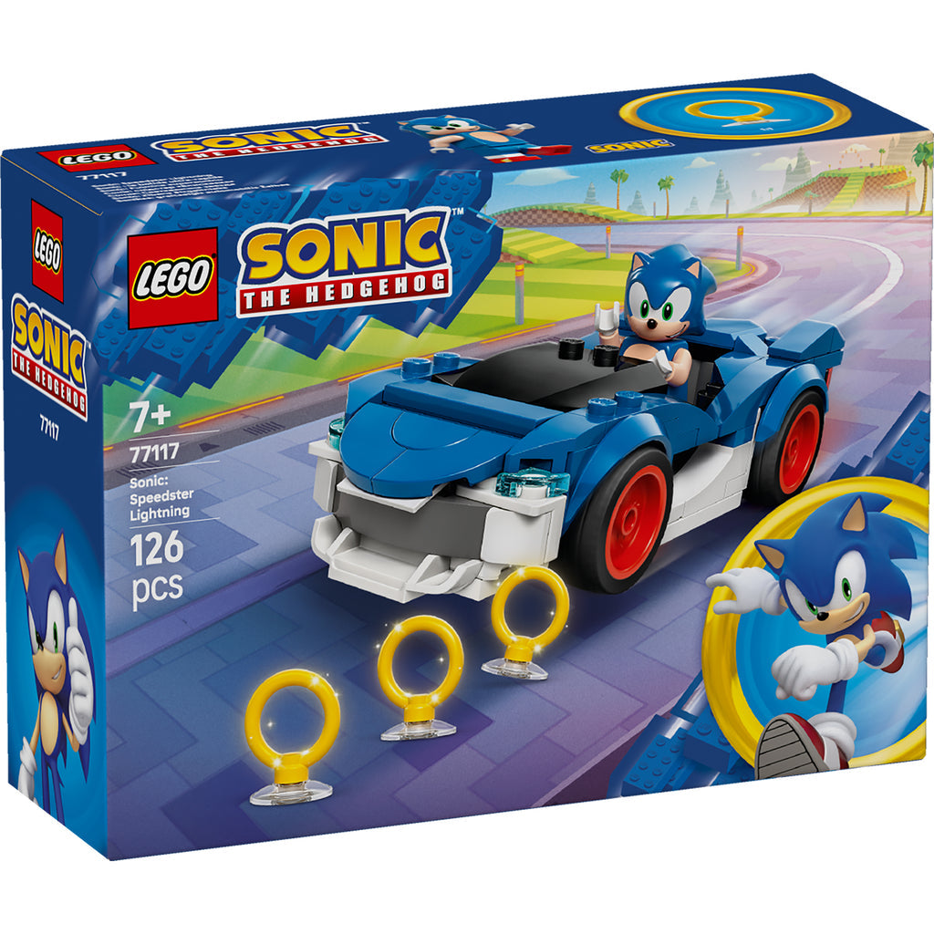 LEGO® Sonic the Hedgehog™ Sonic: Speedster Lightning - Đồ Chơi Lắp Ráp Xe Đua Siêu Tốc LEGO 77117