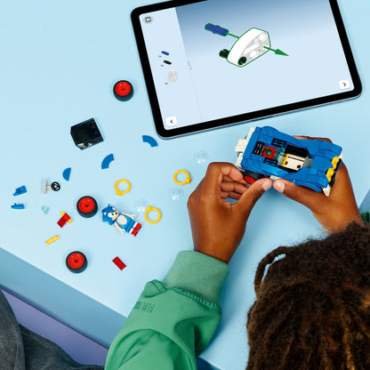 LEGO® Sonic the Hedgehog™ Sonic: Speedster Lightning - Đồ Chơi Lắp Ráp Xe Đua Siêu Tốc LEGO 77117
