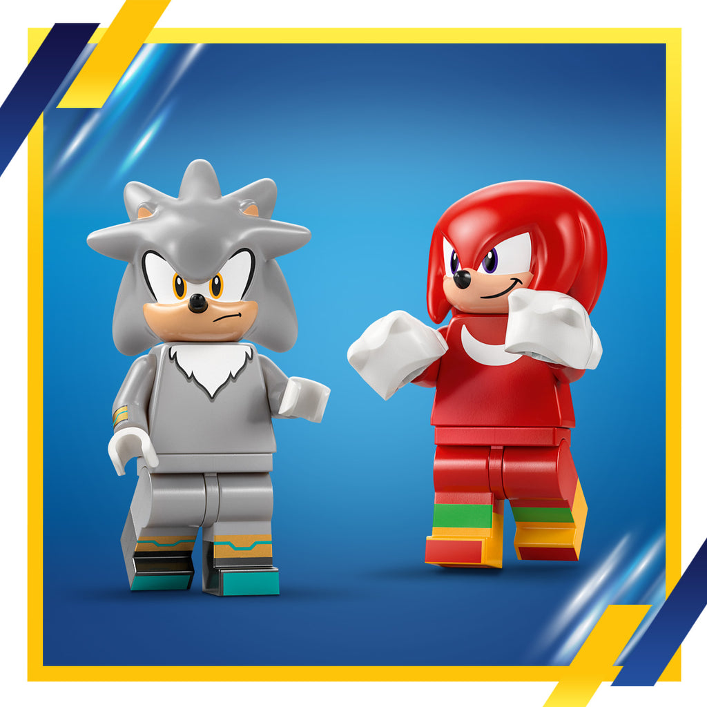 LEGO® Sonic the Hedgehog™ Silver’s Car vs. Knuckles’ Monster Truck - Đồ Chơi Lắp Ráp Xe Đua Siêu Tốc LEGO 77118 LEGO - ảnh 1 