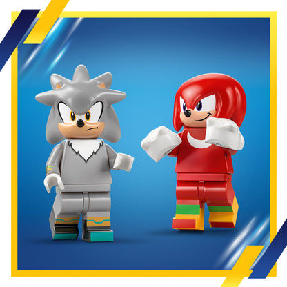 LEGO® Sonic the Hedgehog™ Silver’s Car vs. Knuckles’ Monster Truck - Đồ Chơi Lắp Ráp Xe Đua Siêu Tốc LEGO 77118 LEGO - ảnh 1 