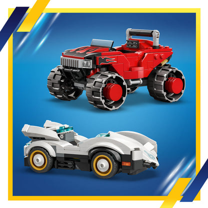 LEGO® Sonic the Hedgehog™ Silver’s Car vs. Knuckles’ Monster Truck - Đồ Chơi Lắp Ráp Xe Đua Siêu Tốc LEGO 77118 LEGO - ảnh 2 