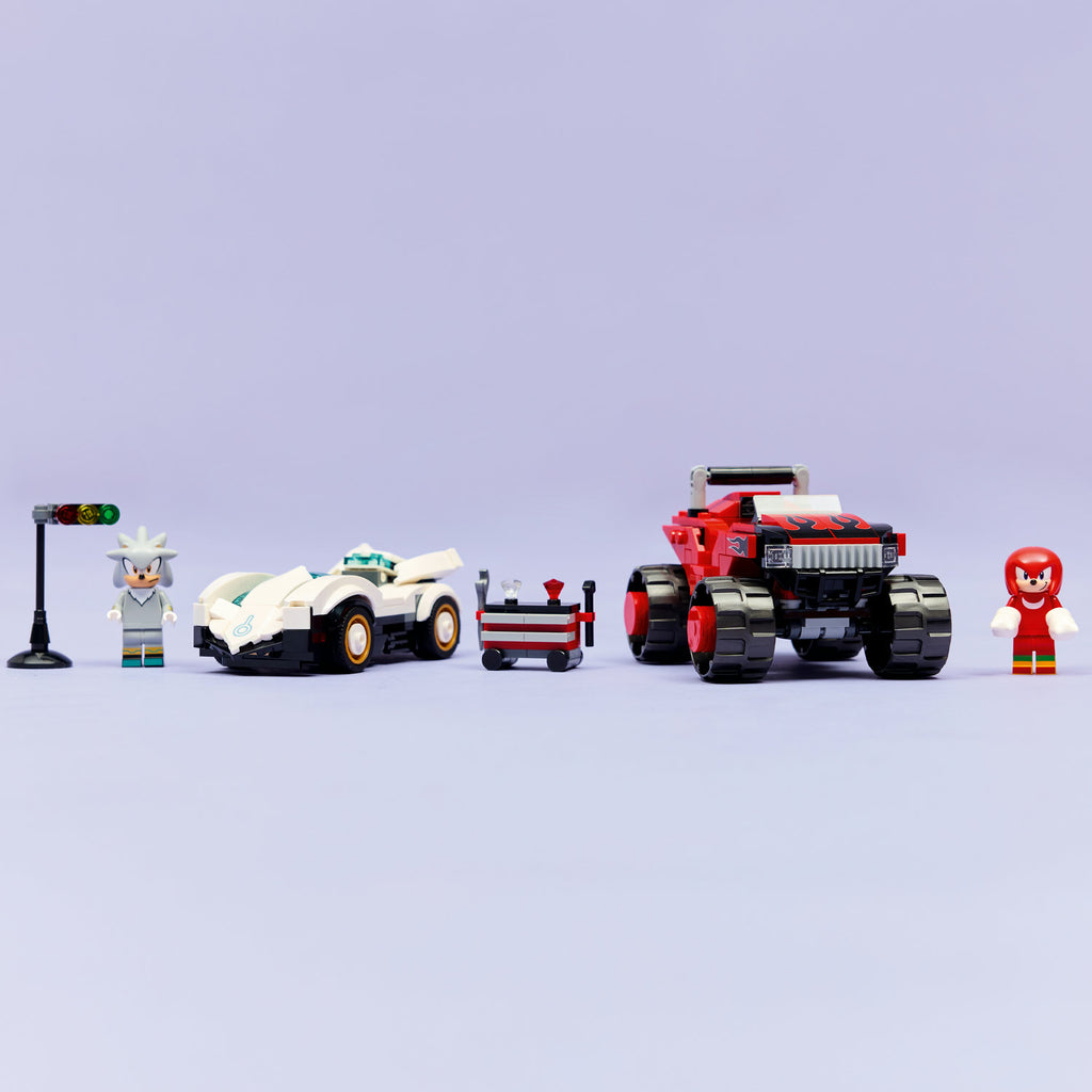 LEGO® Sonic the Hedgehog™ Silver’s Car vs. Knuckles’ Monster Truck - Đồ Chơi Lắp Ráp Xe Đua Siêu Tốc LEGO 77118 - Hình ảnh bổ sung 5