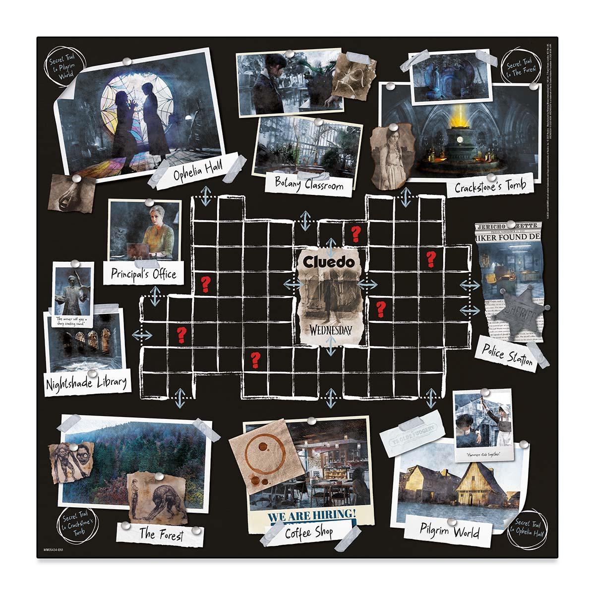 Wednesday Cluedo Mystery Board Game - Trò Chơi Board Game Thám Tử Bí Ẩn - Winning Moves - Góc nhìn khác 3