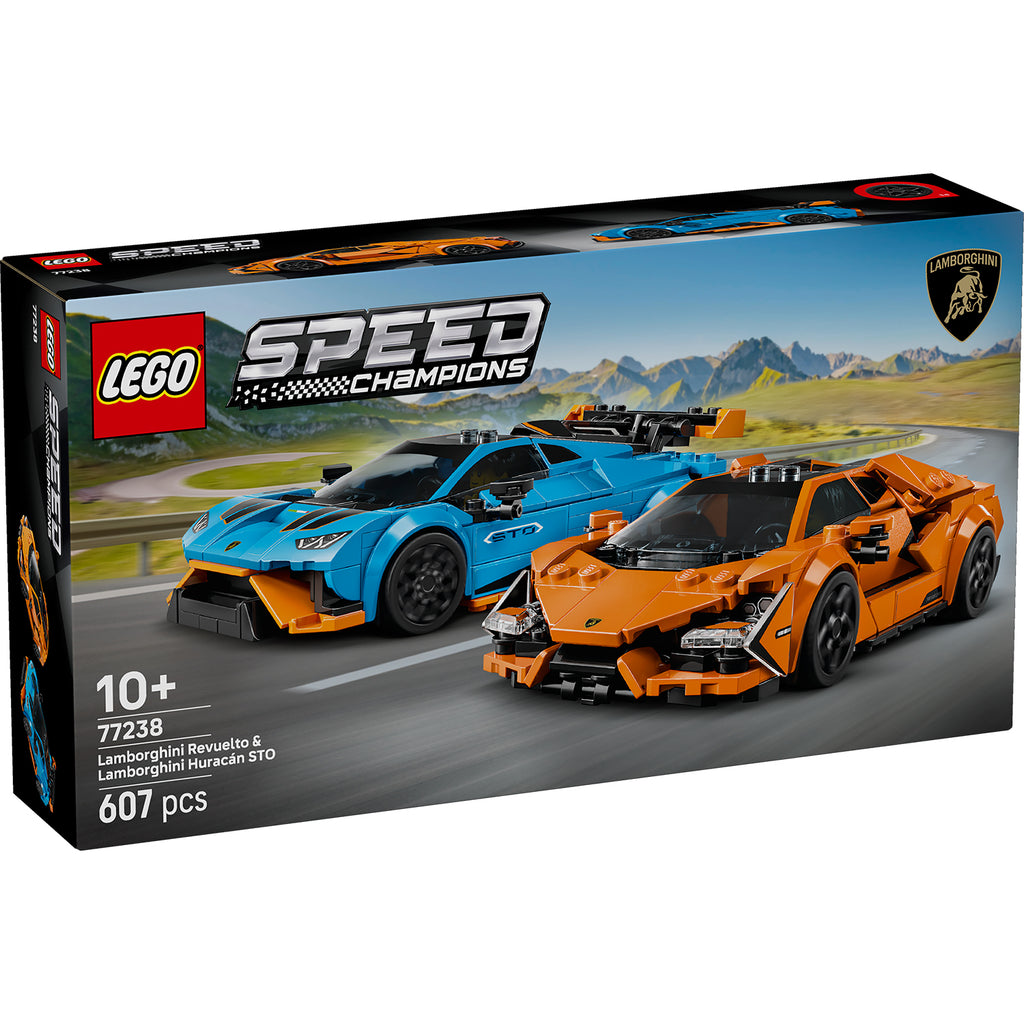 LEGO® Speed Champions Lamborghini Revuelto & Huracán STO - Bộ Đồ Chơi Lắp Ráp Siêu Xe LEGO 77238 - Hình ảnh sản phẩm
