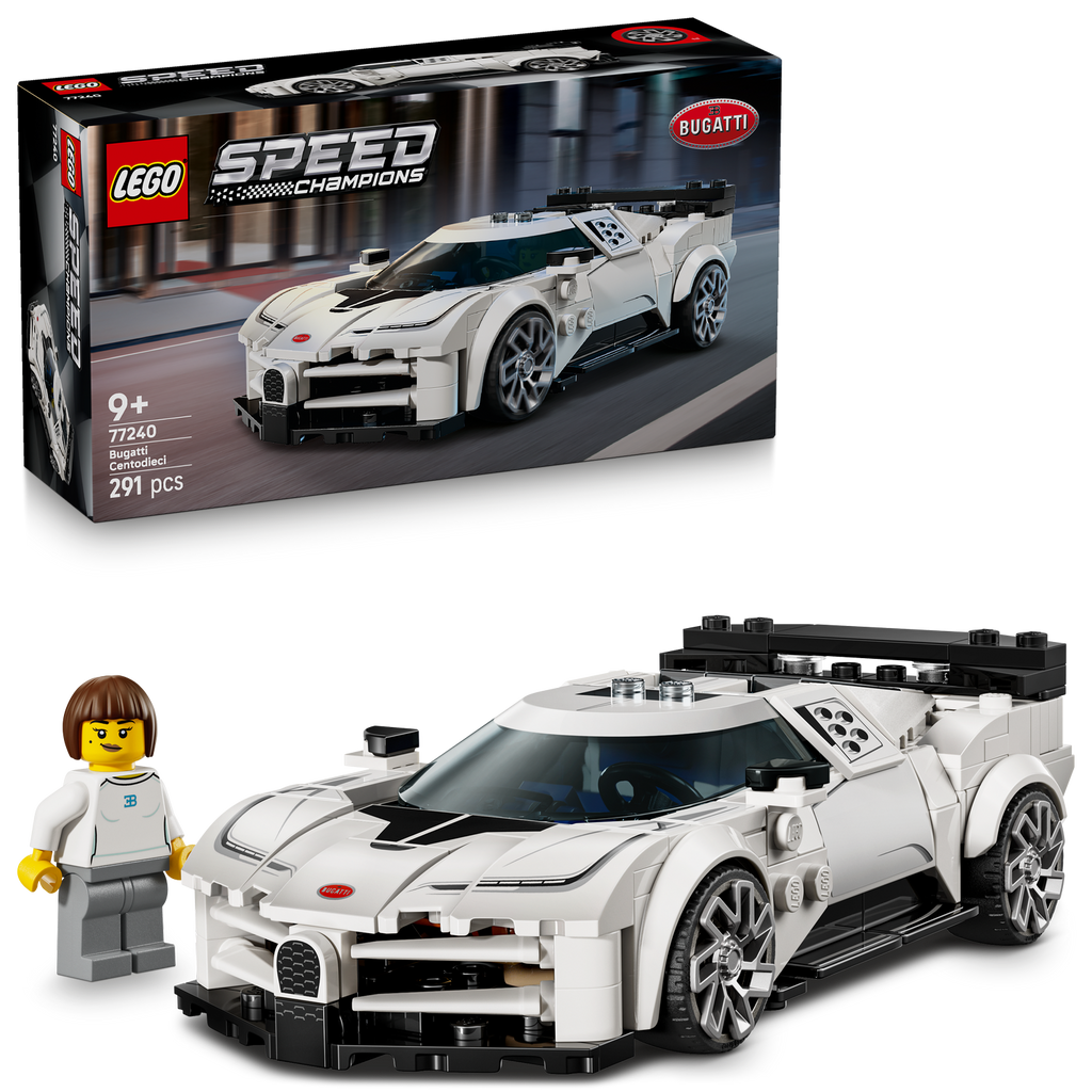 LEGO® Speed Champions Bugatti Centodieci Hyper Sports Car - Mô hình Siêu xe Đồ chơi - LEGO 77240 LEGO - ảnh 3 - Building Set