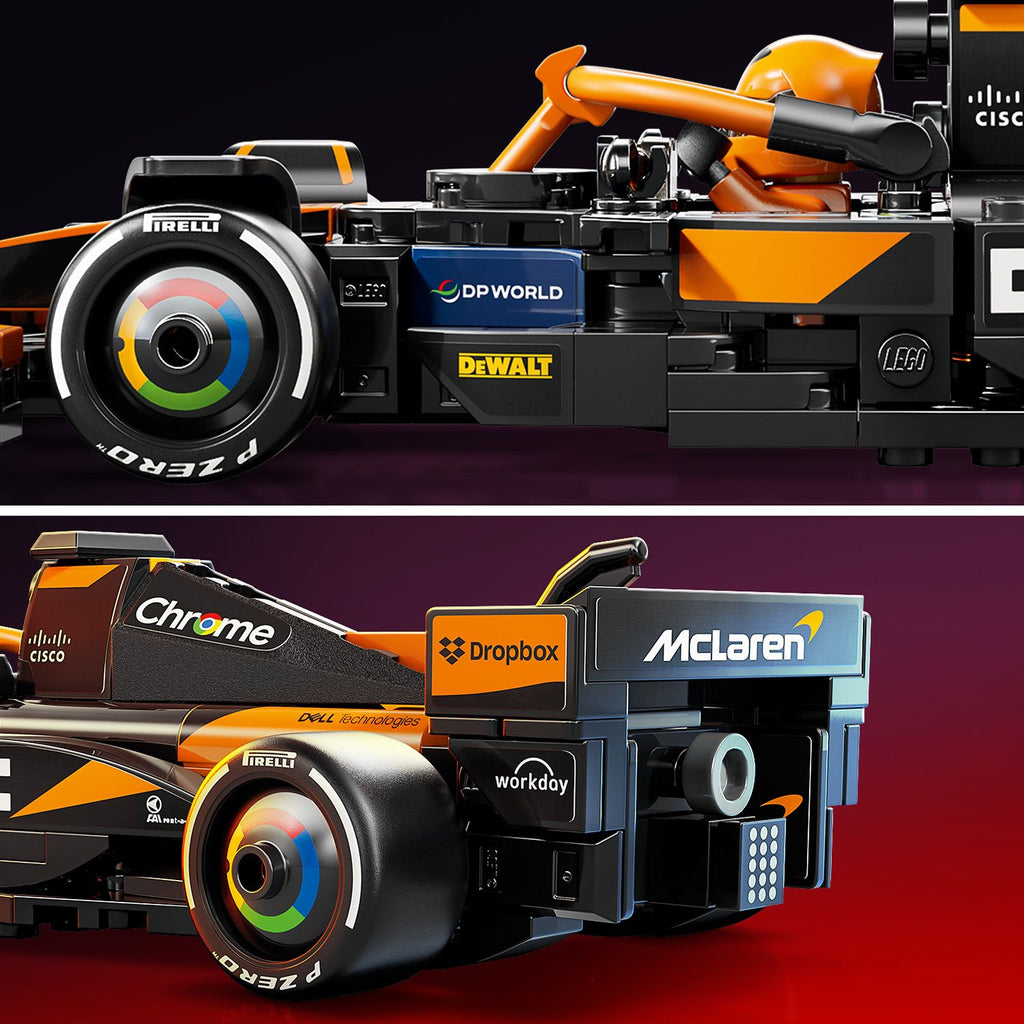 LEGO® Speed Champions - McLaren F1® Team MCL38 Race Car Mô Hình Xe Đua Công Thức 1 (F1) Đồ Chơi Lắp Ráp LEGO - ảnh 4 - Lego