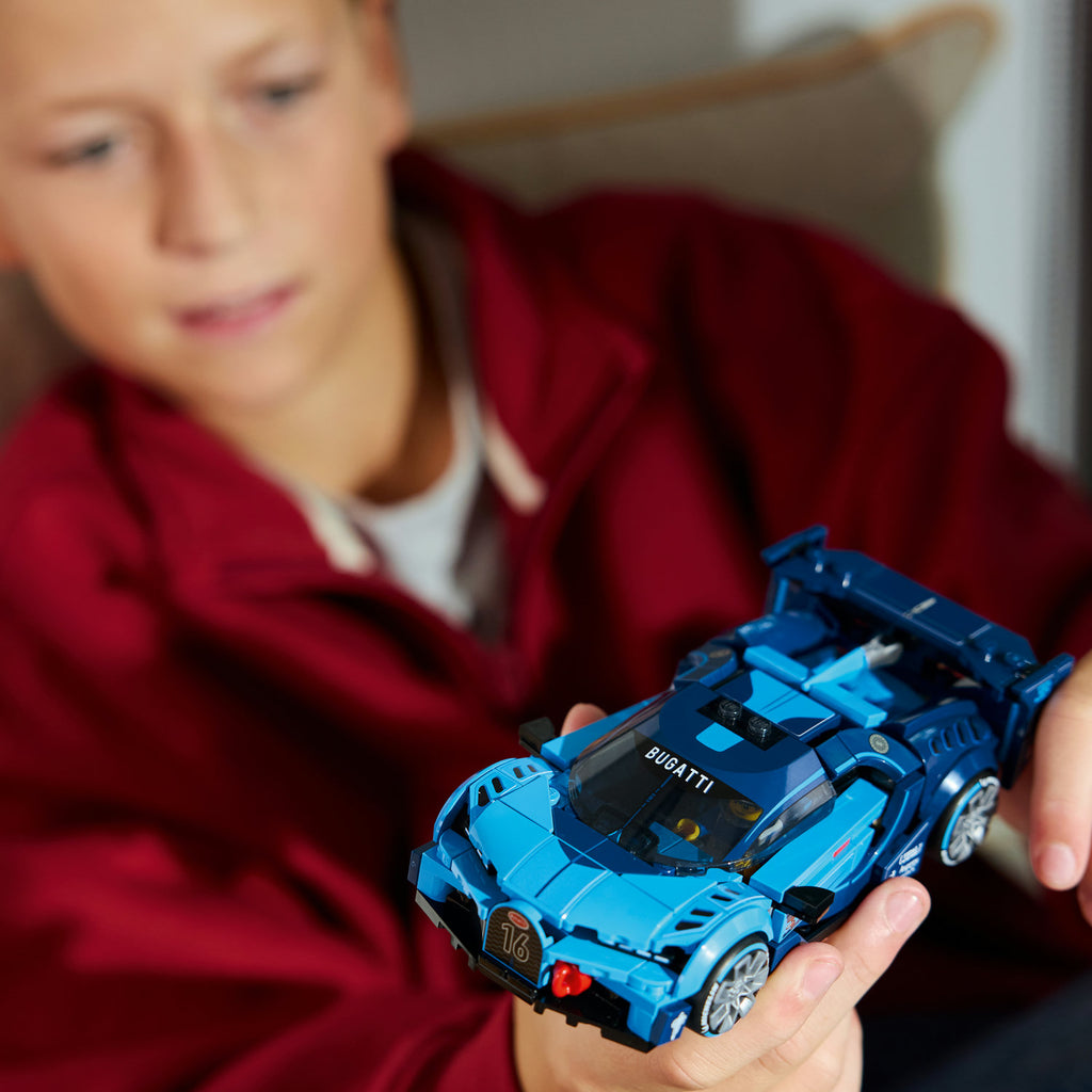 LEGO® Speed Champions Bugatti Vision Gran Turismo Hyper Sports Car Mô hình Xe Siêu Thể Thao LEGO 77253 - Góc nhìn khác 3