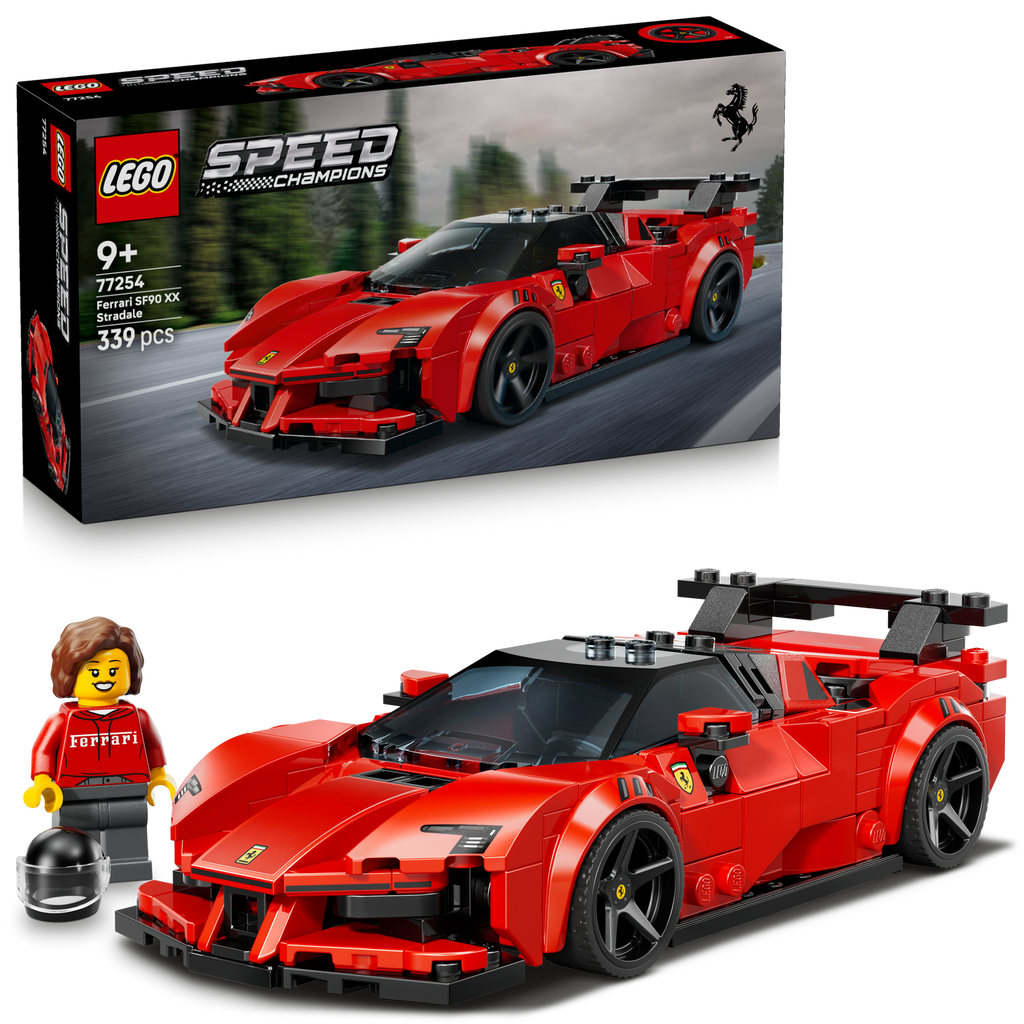 LEGO® Speed Champions Ferrari SF90 XX Stradale Sports Car - Đồ Chơi Lắp Ráp Xe Đua Siêu Xe Ferrari - Hình ảnh bổ sung 6