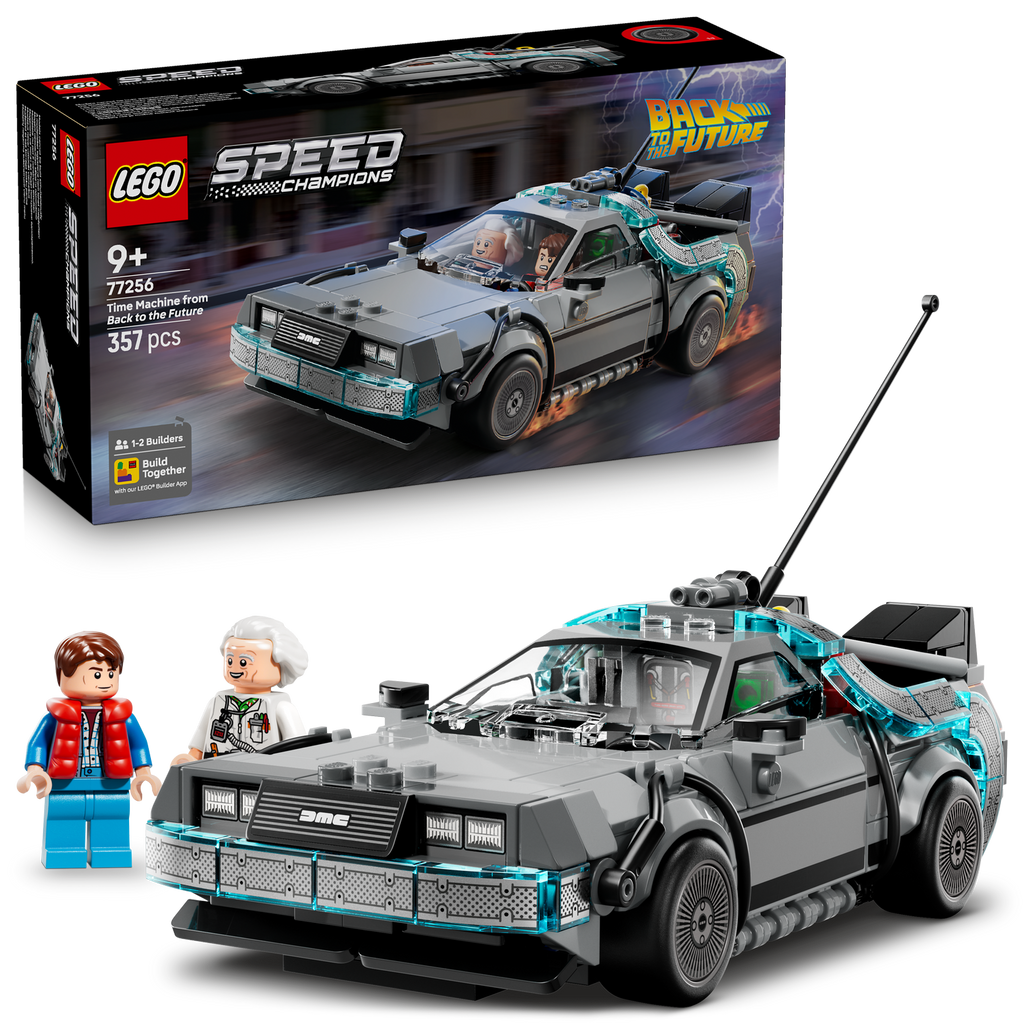 LEGO® Speed Champions Time Machine from Back to the Future - Mô hình Xe Cỗ máy thời gian DeLorean - LEGO 77256 LEGO - ảnh 3 -