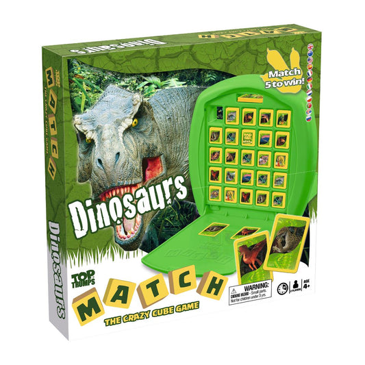 Dinosaurs Top Trumps Match - The Crazy Cube Game - Trò chơi Khối Lập Phương Khủng Long - Winning Moves