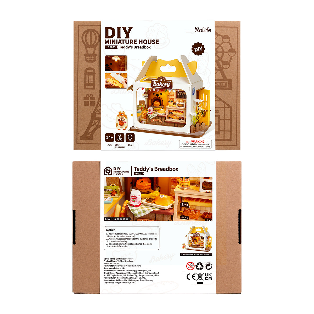 Rolife Food Box Shop - Mô hình nhà búp bê tí hon DIY - Rolife