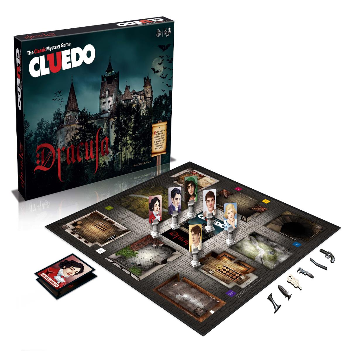 Dracula Cluedo Mystery Board Game - Trò chơi thám tử bí ẩn - Winning Moves - Hình ảnh chi tiết 2