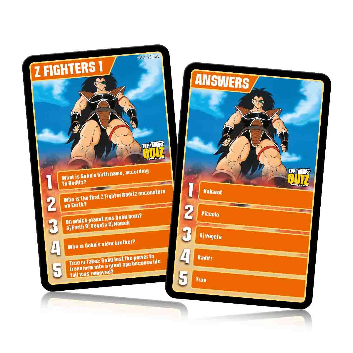 Dragon Ball Z Top Trumps Quiz Card Game - Trò Chơi Thẻ Bài Đố Vui Anime - Winning Moves - Hình ảnh chi tiết 2