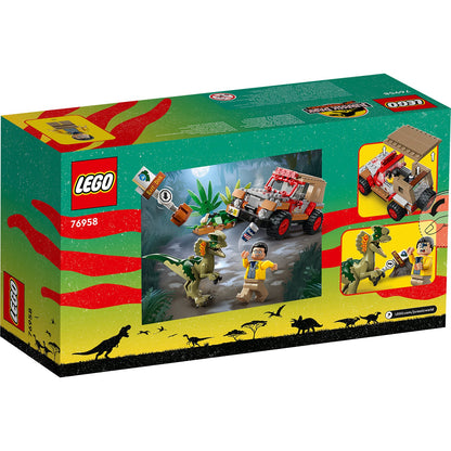 LEGO® Jurassic Park Dilophosaurus Ambush - Đồ Chơi Lắp Ráp Xe Jeep Và Khủng Long - LEGO 76958