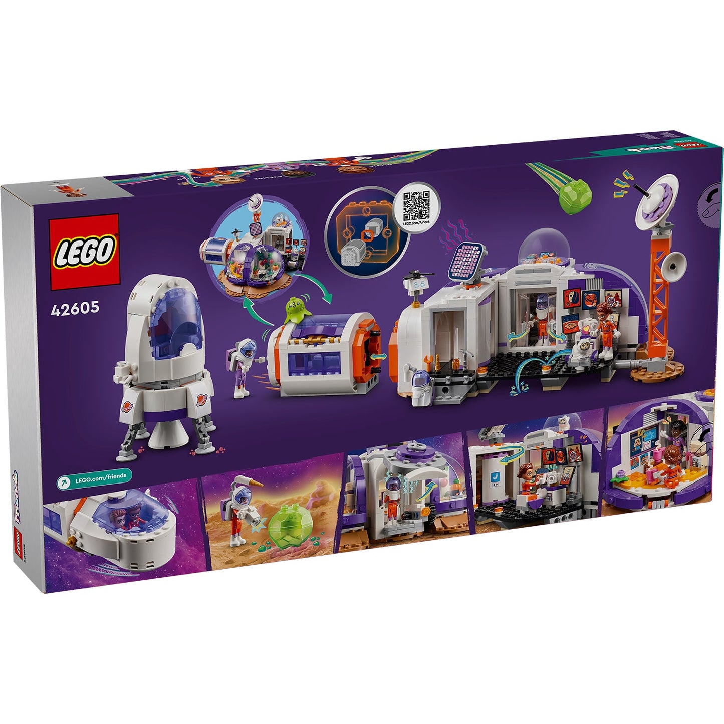 LEGO® Friends™ Mars Space Base and Rocket Căn Cứ Vũ Trụ Và Tên Lửa Sao Hỏa 42605