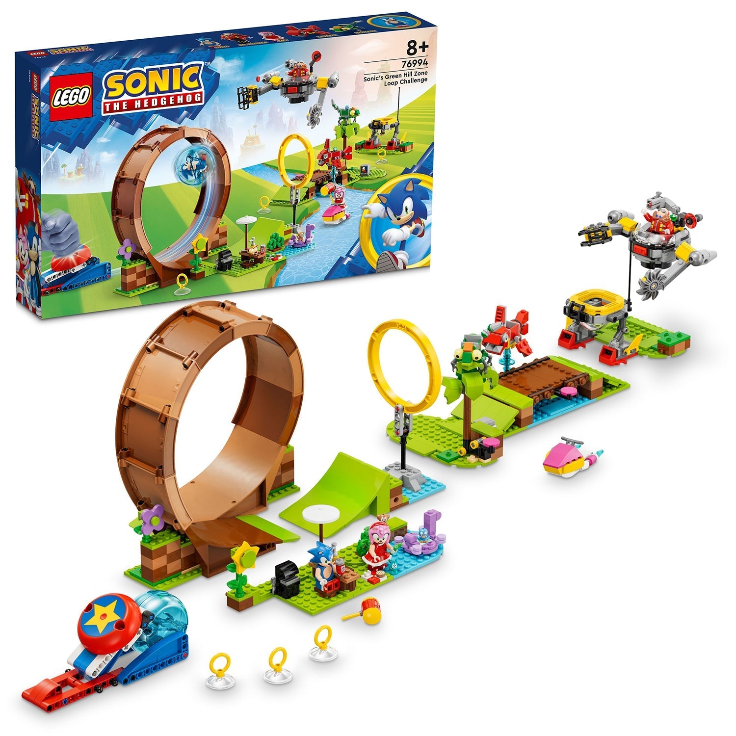 LEGO® Sonic the Hedgehog™ Sonic's Green Hill Zone Loop Challenge - Bộ Đồ Chơi Lắp Ráp Thử Thách Vòng Lặp - LEGO 76994 LEGO - 