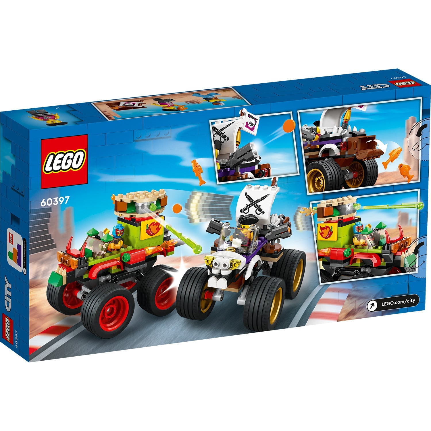 LEGO® City Monster Truck Race - Đồ Chơi Lắp Ráp Xe Tải Quái Vật - LEGO 60397 LEGO - ảnh 3 - LEGO City